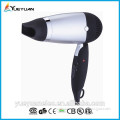 1000 watt Shiny metallic silver color hair dryer with cool shot function and indicator function hair dryer